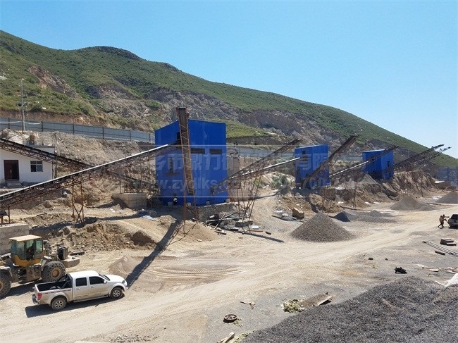 石灰石砂石生產(chǎn)線