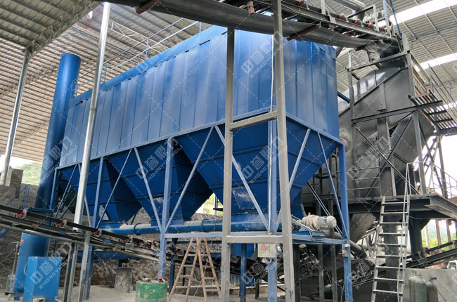 湖南常德日產(chǎn)一千噸機(jī)制砂生產(chǎn)線