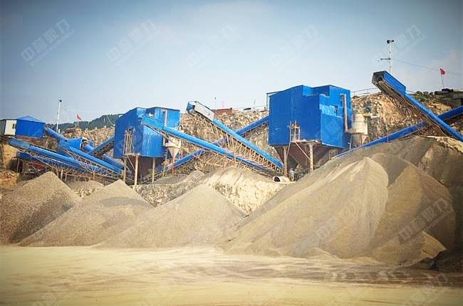 砂石行業(yè)采礦現(xiàn)場(chǎng)